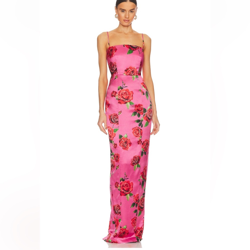 Sofia Dress in Pink Multi
